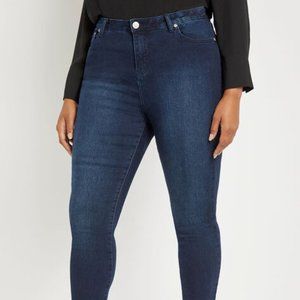 NWT Eloquii Classic Fit Sculpting Jean, High Waist Skinny Jeans with 29" Inseam